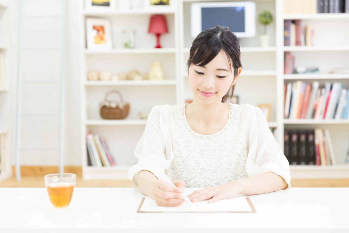 文字を書く
