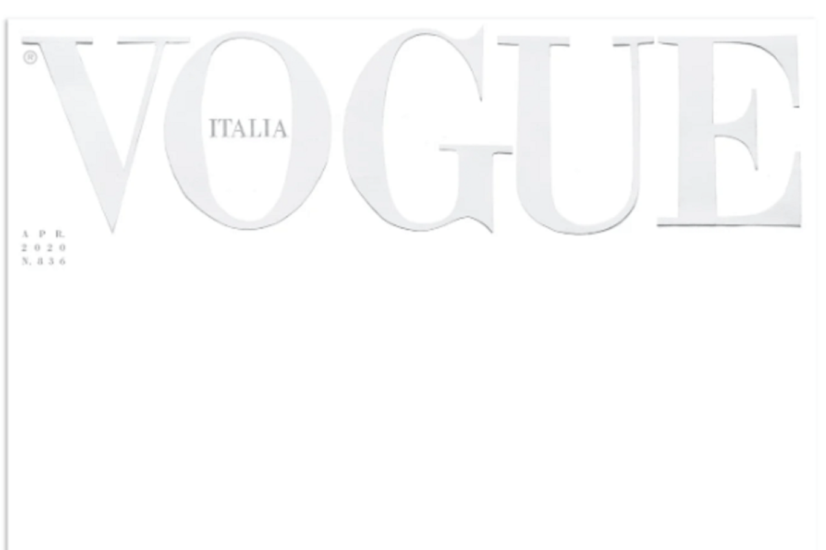 ファッション誌の表紙が真っ白に Vogueイタリアの決断とは の要約