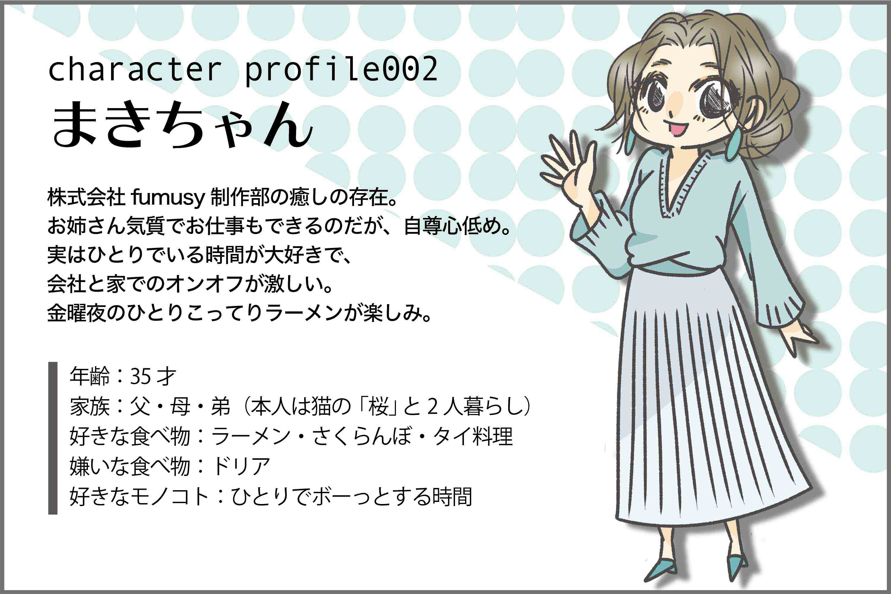プロフィールまきちゃん Fumumu0501akasakastorycharacter Profile Maki Fumumu