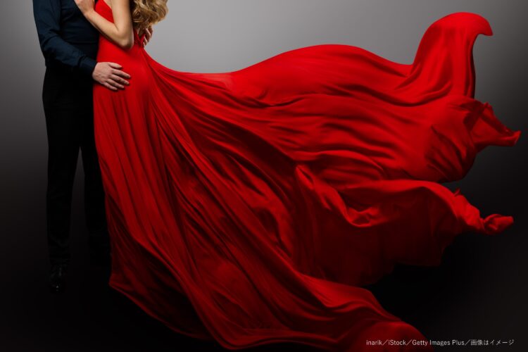 ドレス・赤